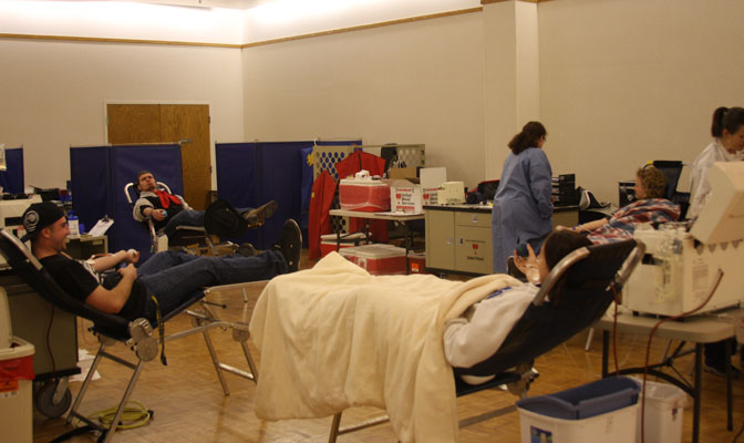 MSUB collected 86 units in fall and spring blood drives.